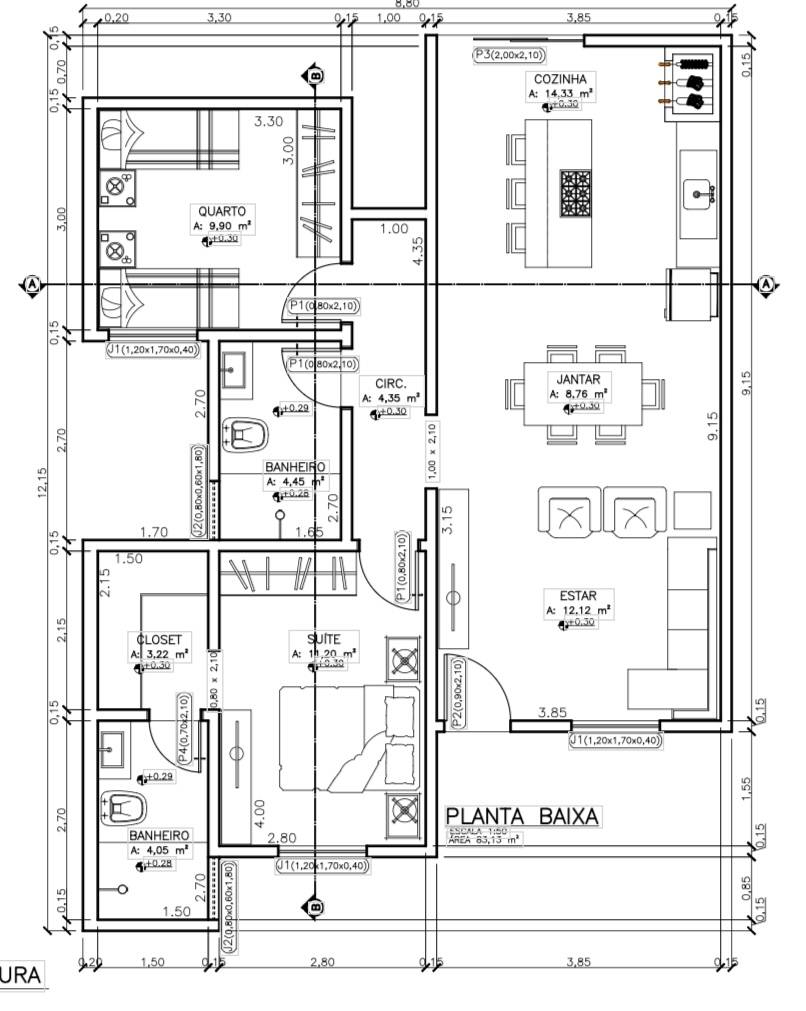 Casa, 2 quartos, 83 m² - Foto 2