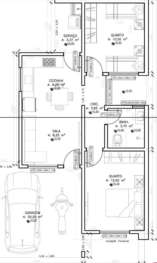 Casa, 2 quartos, 84 m² - Foto 5